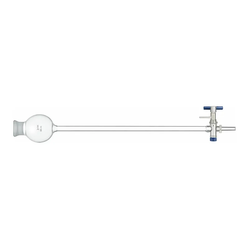 Merck Synthware(TM) chromatography column with reservoir, spherical joint and PTFE stopcock