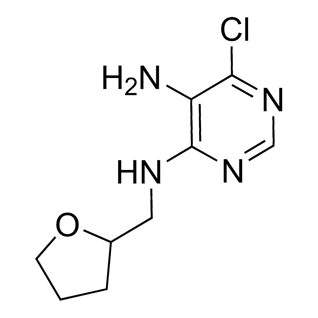 Merck 6-Chloro-N4-((tetrahydrofuran-2-yl)methyl)pyrimidine-4,5-diamine