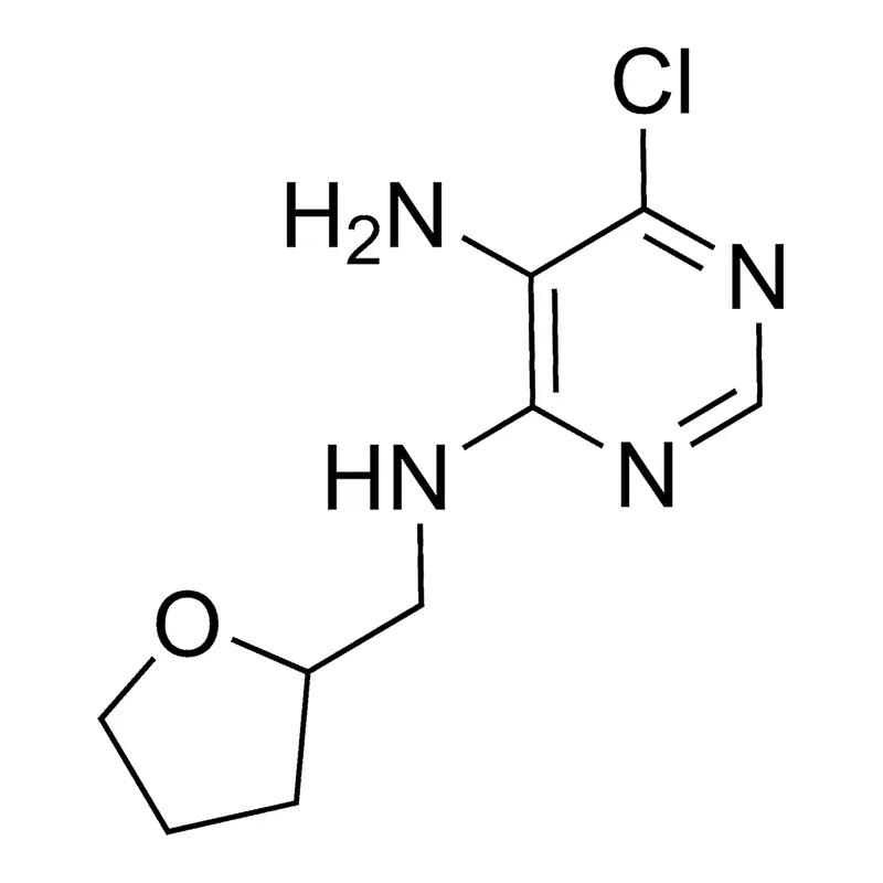 Merck 6-Chloro-N4-((tetrahydrofuran-2-yl)methyl)pyrimidine-4,5-diamine