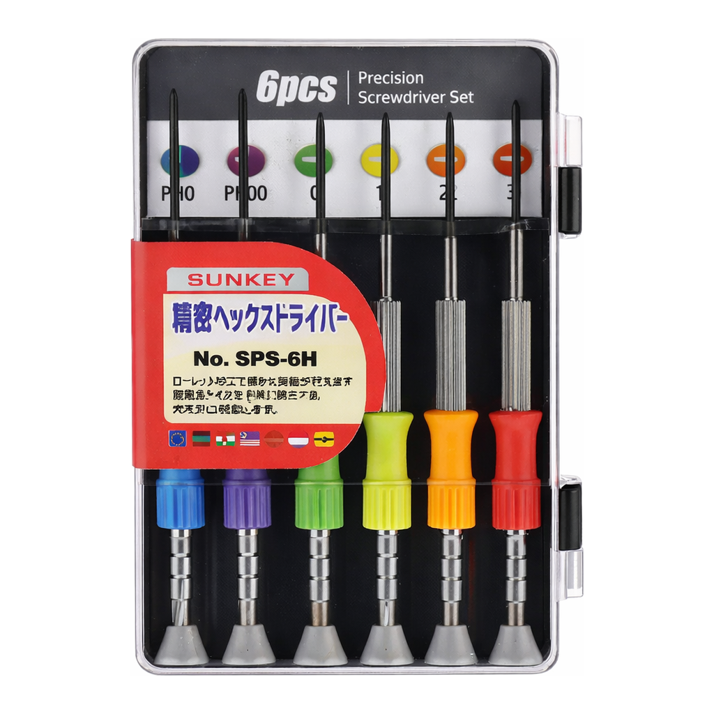 Daihan Science 시계용 정밀 드라이버 세트, Precision Screwdriver Set / 6Pcs