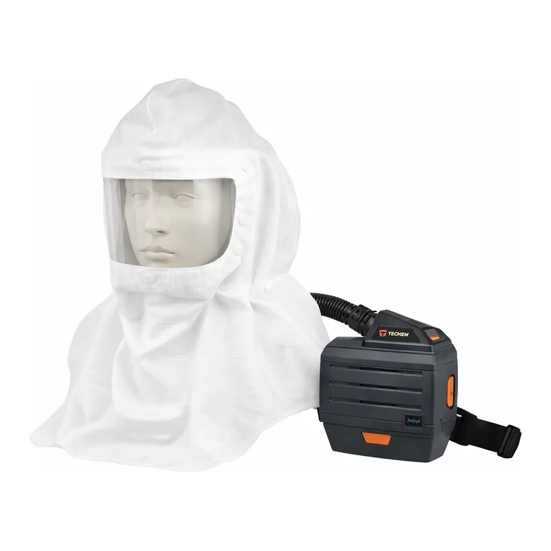 AS ONE Respiratory Protector with Electric Fan(FreFlow LSHY), 전동팬 부속 호흡용 보호구(FreFlow LSHY)