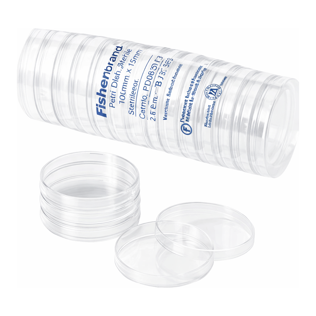 Thermo Fisher Scientific Petri Dishes with Clear Lid, Raised ridge