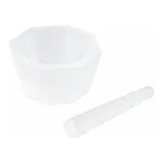 AS ONE Quartz Glass Mortar φ50 x φ60 x 20 with Pestle