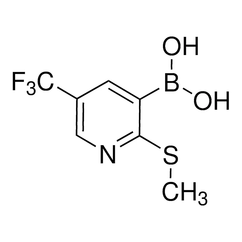 Merck 2-Methylthio-5-trifluoromethylpyridine-3-boronic acid