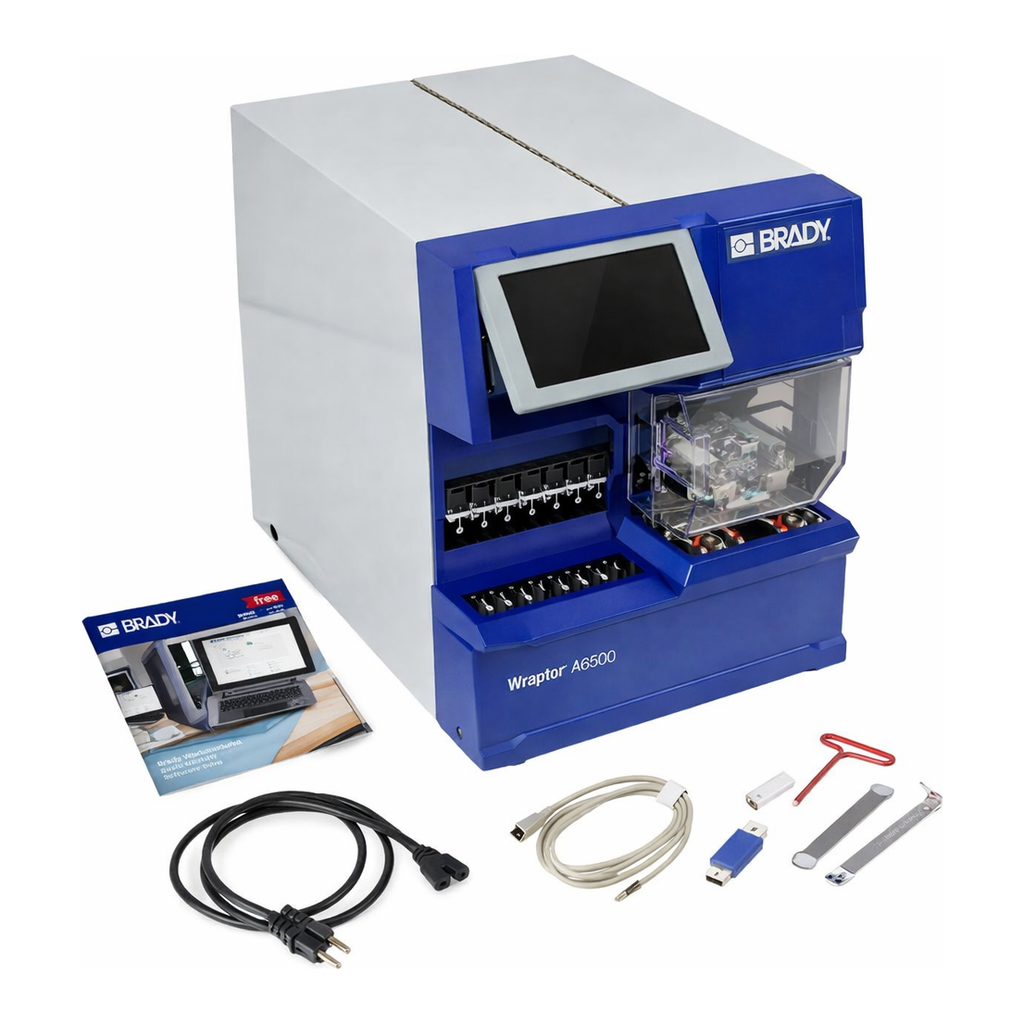 Brady Wraptor A6500 Wrap Printer Applicator with Product and Wire ID Software Suite