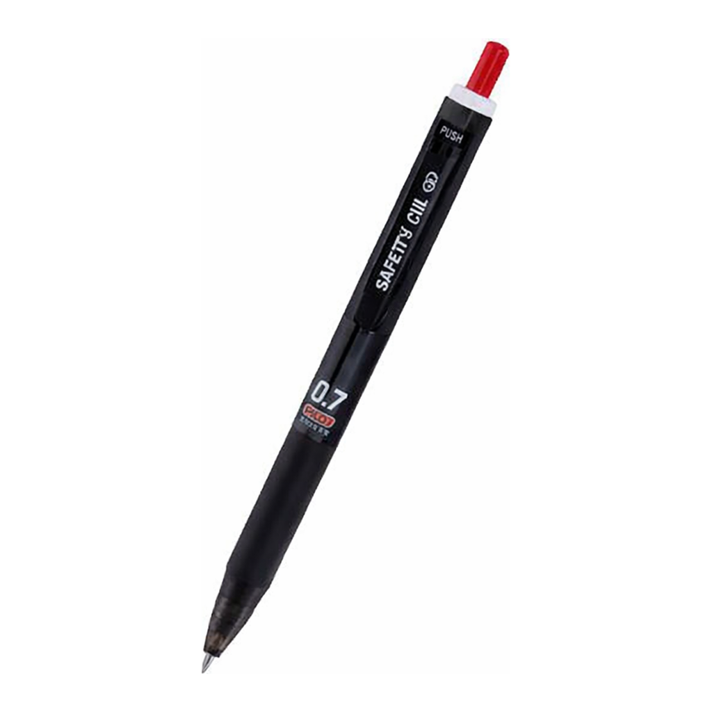 OFFICENEX [국제특허제품]마이펜 세이프티클립 볼펜 적색 (0.7mm/1EA)