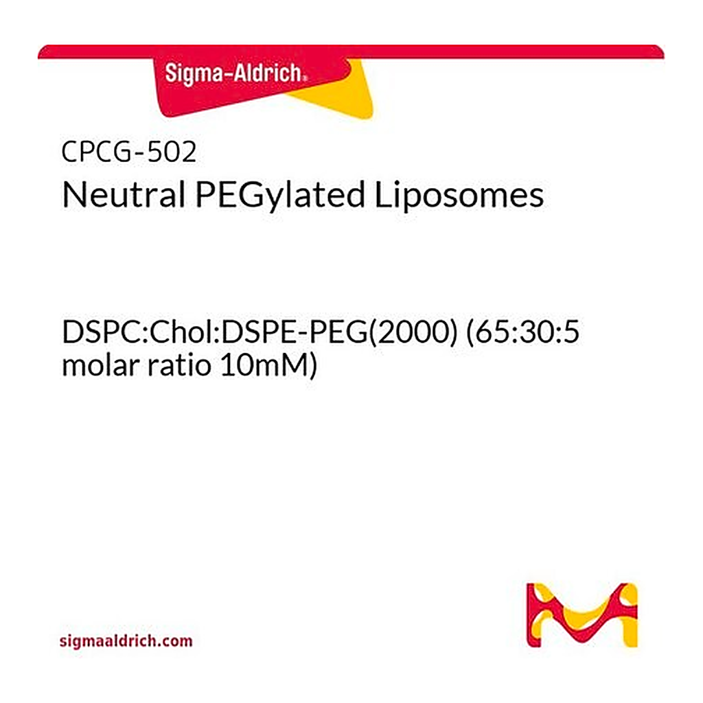 Merck NEUTRAL PEGYLATED LIPOSOMES, DSPC:CHOL:&