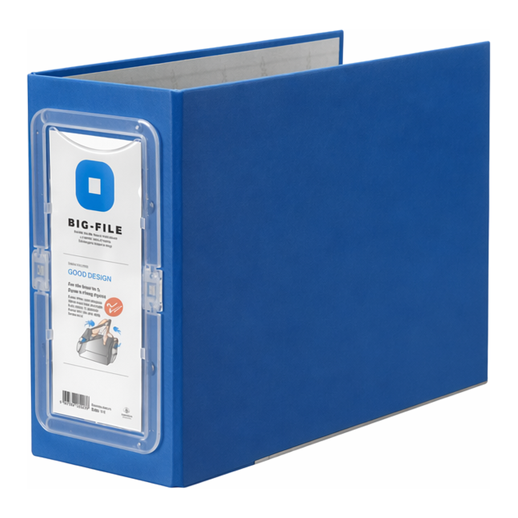 OFFICENEX 손잡이형 파이프바인더(B894-7A/A4/7cm/두께11cm/군자/청색)