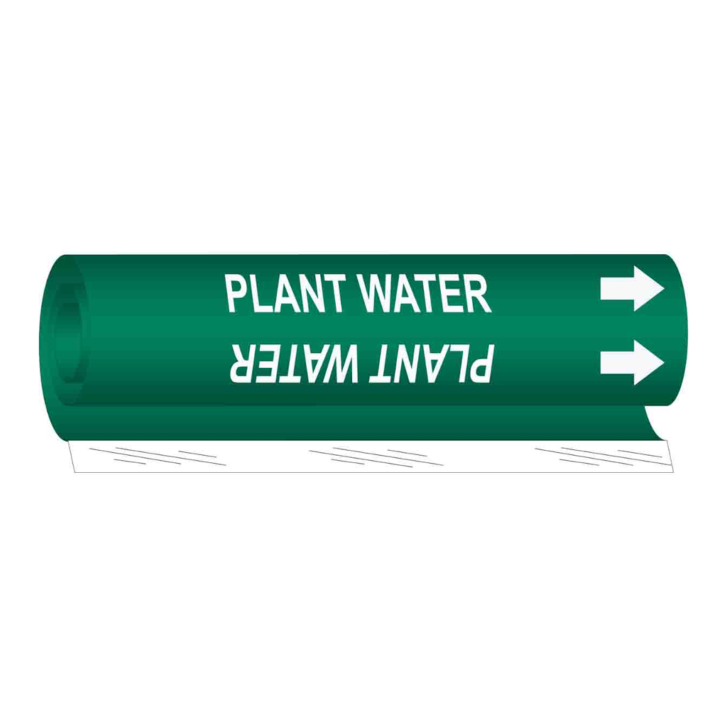 Brady PLANT WATER High Performance Pipe Marker
