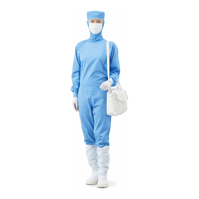 AS ONE Clean Coverall (All-In-One) M Blue Shoes 22cm
