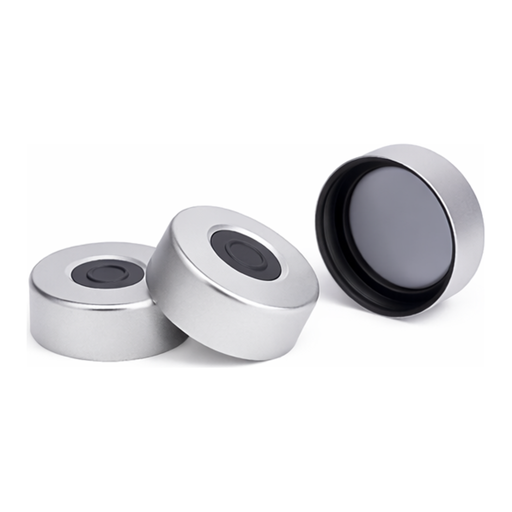 Agilent Hdspc Al crmp cap, PTFE/btyl, 20mm,100PK