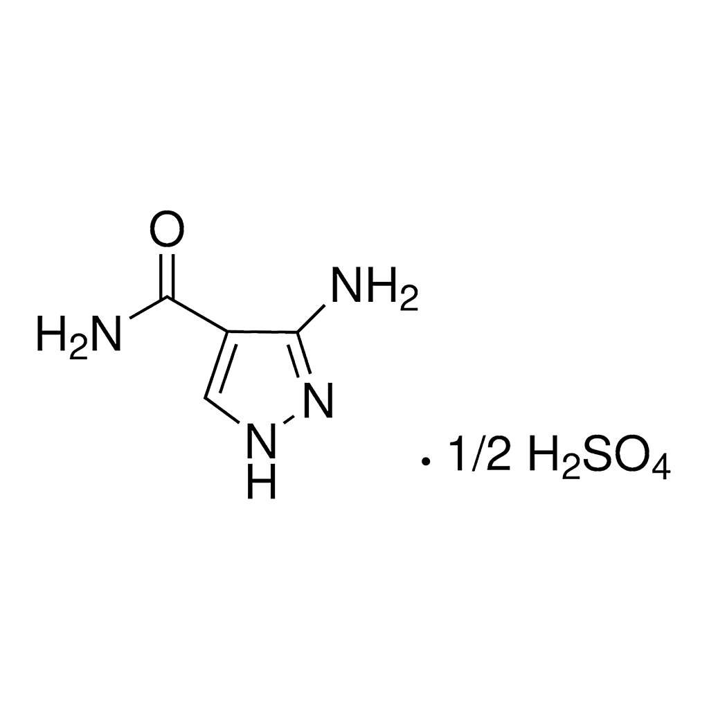 Merck 3-Amino-4-pyrazolecarboxamide hemisulfate salt