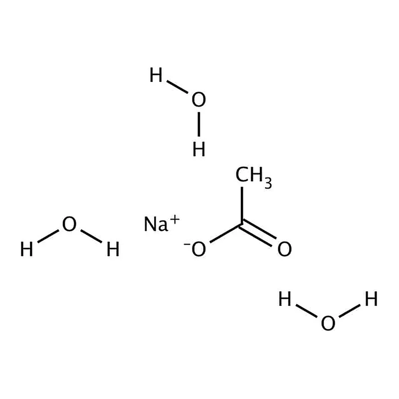 Thermo Fisher Scientific Sodium acetate trihydrate, 99.0-101.0% (dried basis), crystals, USP, Multi-Compendial, J.T.Baker