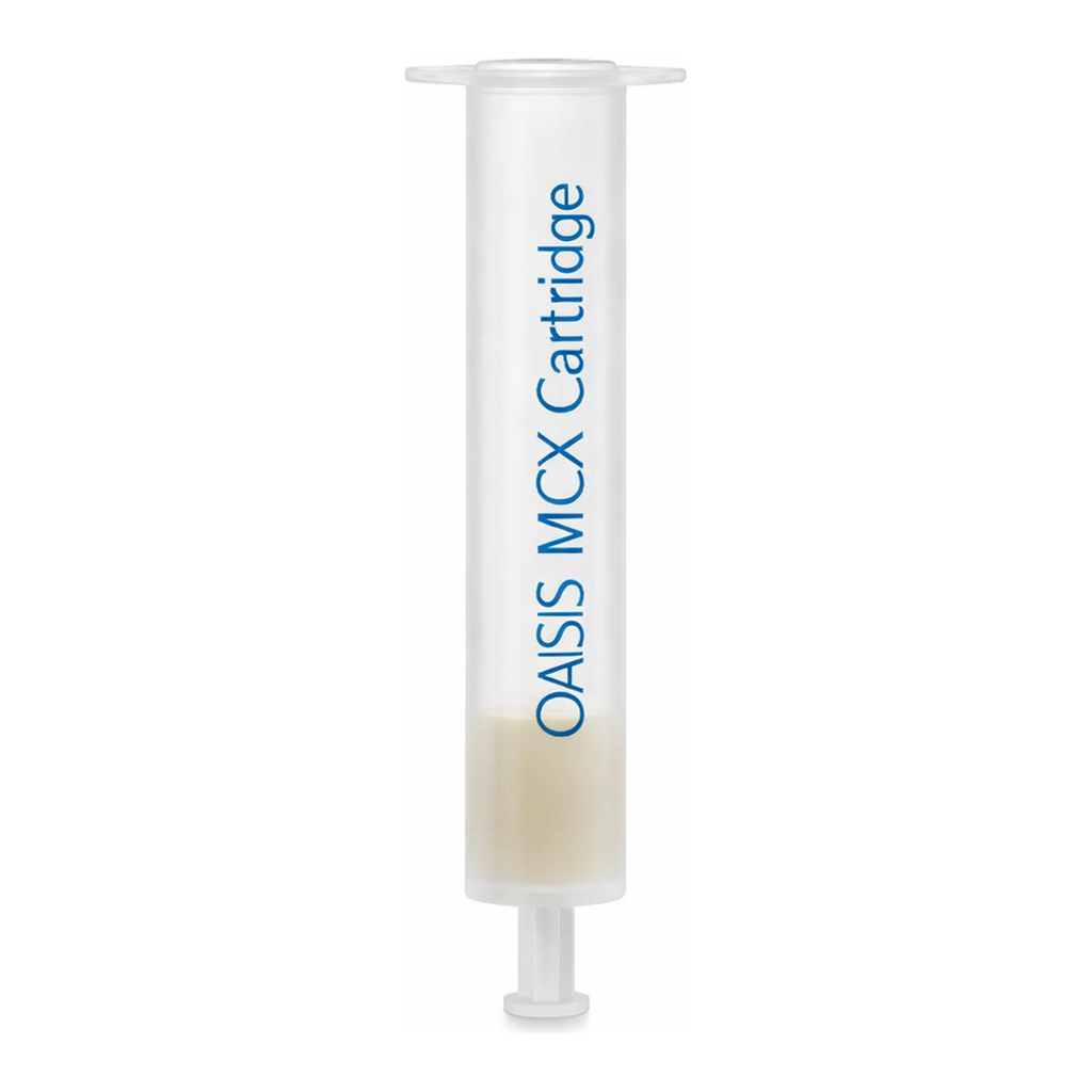 Waters Oasis MCX 6 cc Vac Cartridge, 500 mg Sorbent per Cartridge, 60 µm, 30/pk
