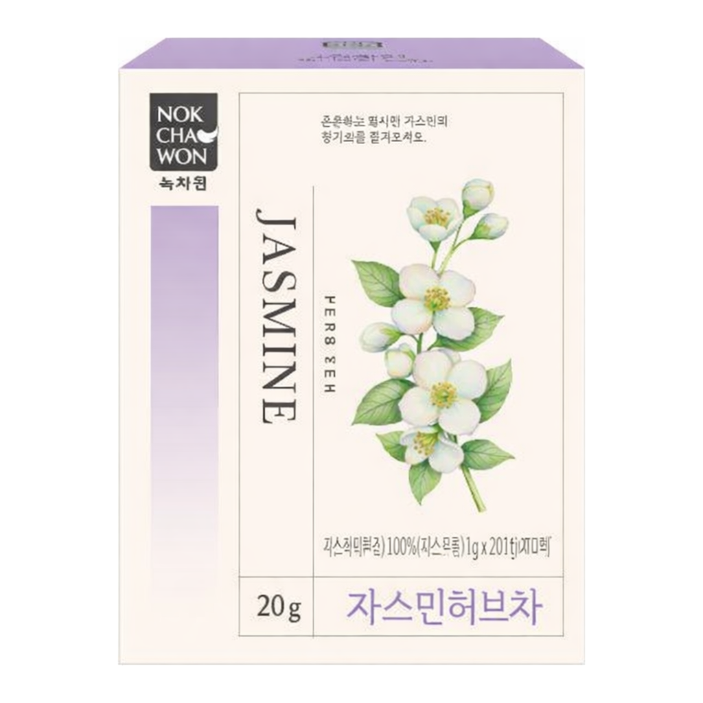 OFFICENEX 쟈스민 허브차(1.0g*20T/녹차원)