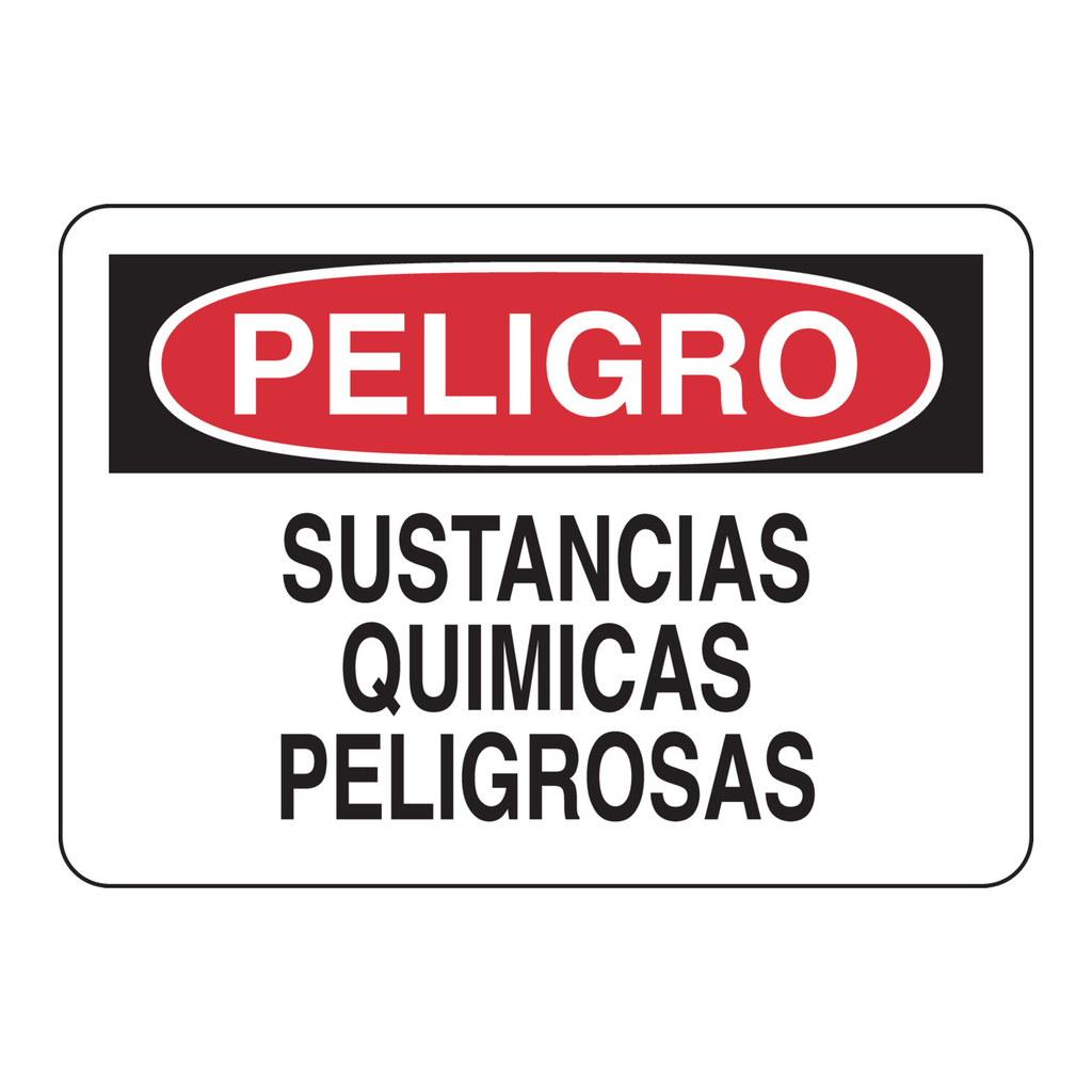 Brady PELIGRO Sustancias Quimicas PELIGROsas Sign