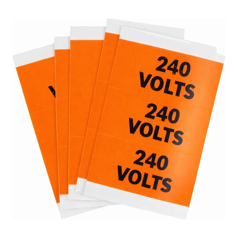 Brady Porta-Pack 240 VOLTS Labels