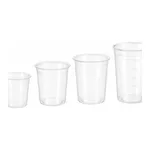 AS ONE Disposable PP Clear Cup 100mL 1 Box (1000 Pcs)and others