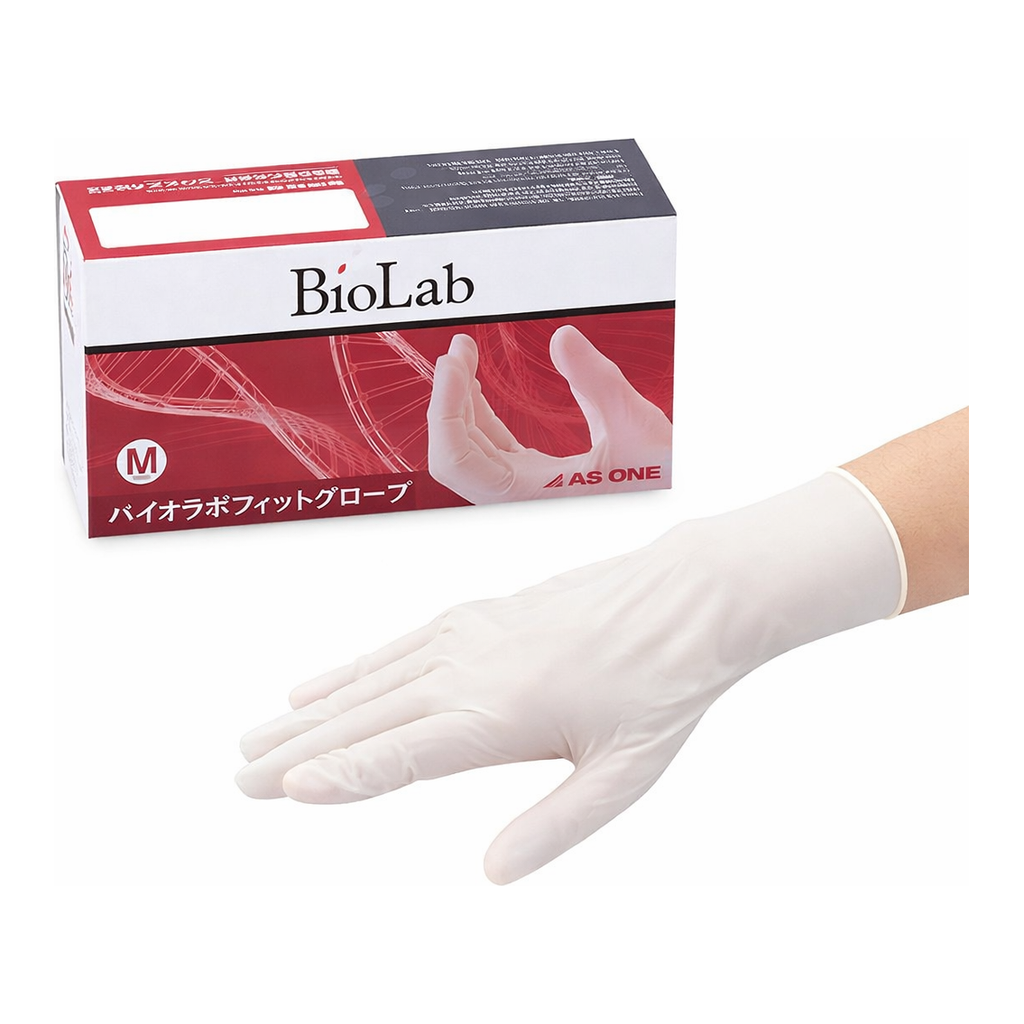 AS ONE Bio Lab Fit Gloves (Powder Free) L 100 Piecesand others