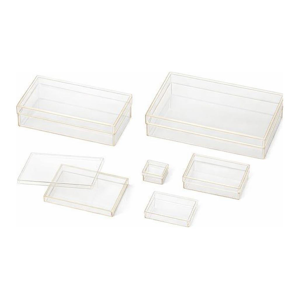 AS ONE ABS Uncharged Square Case Type 36 x 36 x 14mm 50 Pcsand others