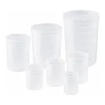 AS ONE Disposable Cup (Blow Molding) 100mL 1 Pieceand others