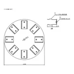 AS ONE Tube Holder for Rotator (For 50mL)