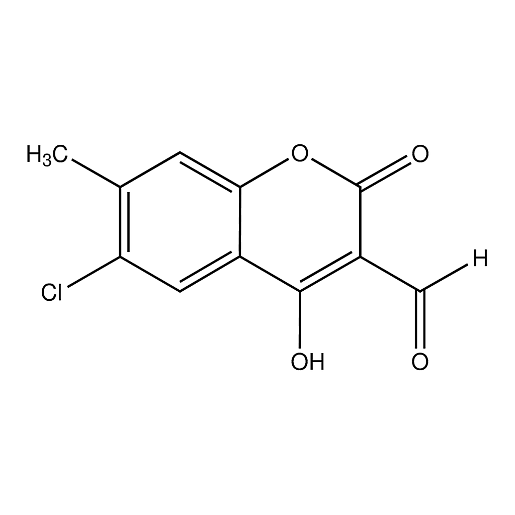 Merck 6-Chloro-4-hydroxy-7-methyl-2-oxo-2H-chromene-3-carbaldehyde