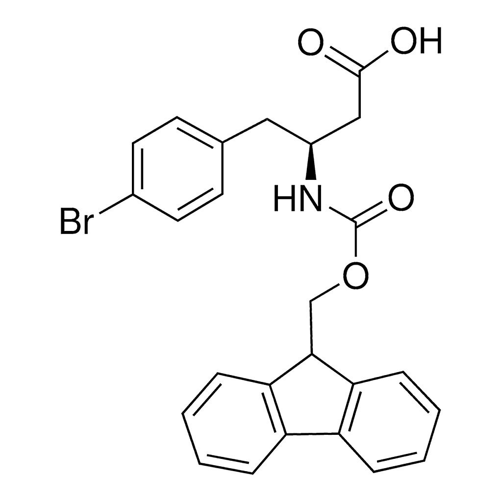 Merck (3S)-4-(4-Bromophenyl)-3-{[(9H-fluoren-9-ylmethoxy)carbonyl]amino}butanoic acid