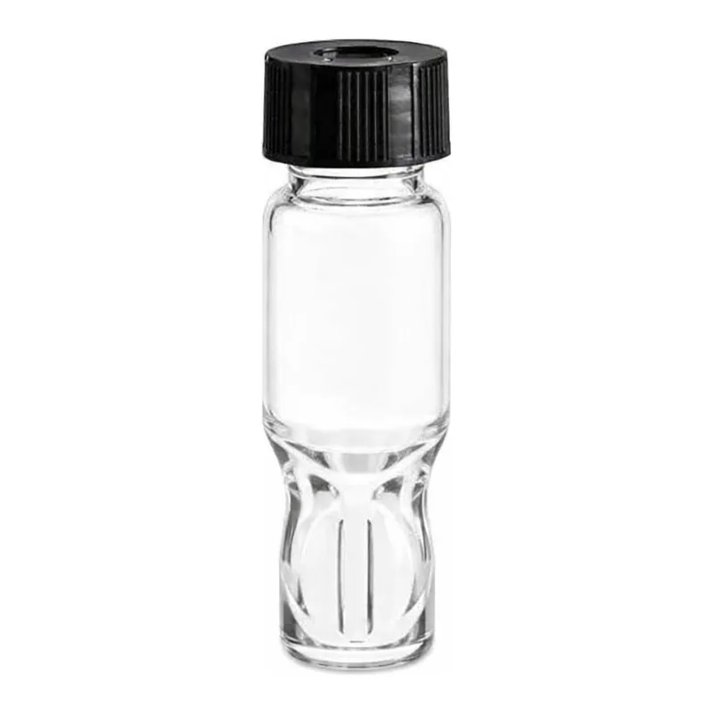 Waters TruView pH Control LCMS Certified Clear Glass, 12 x 32 mm, Screw Neck Vial, Total Recovery, with Cap and preslit PTFE/Silicone Septum, 1.5 mL Volume, 100/pk
