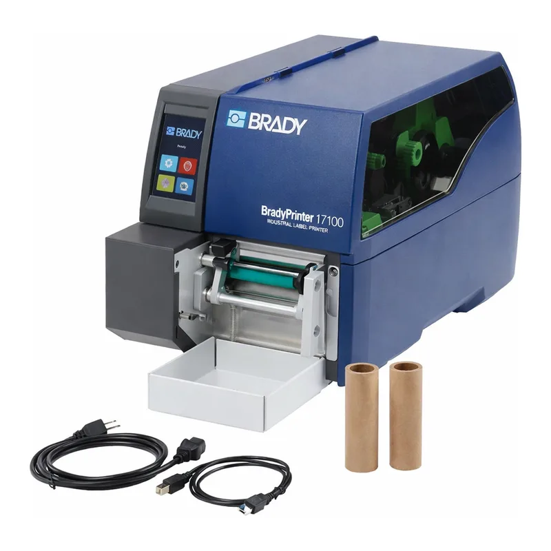 Brady BradyPrinter i7100 600 dpi Industrial Label Printer Peel Model with Vial Label Applicator and Software