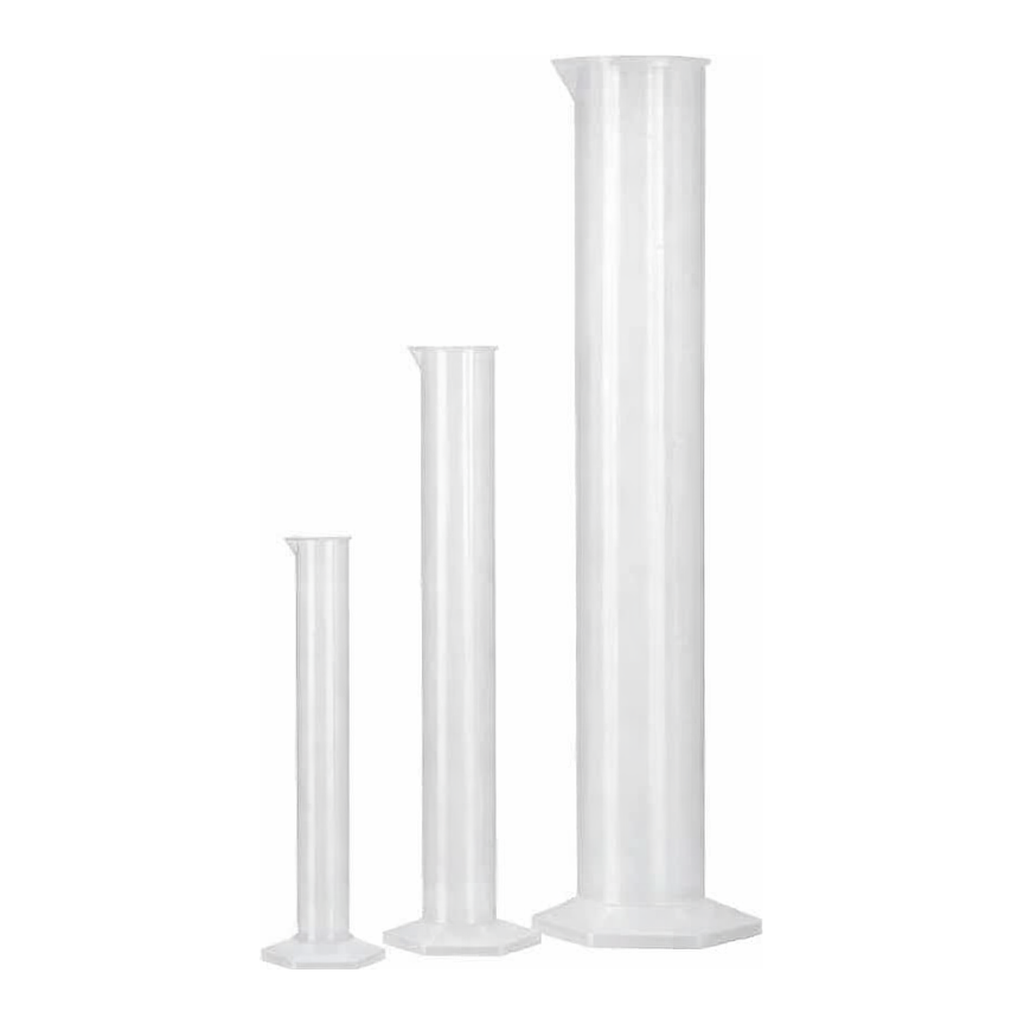Merck Azlon Hexagonal Base PMP Cylinders with Molded Graduations