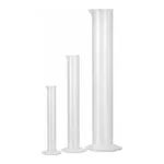 Merck Azlon Hexagonal Base PMP Cylinders with Molded Graduations