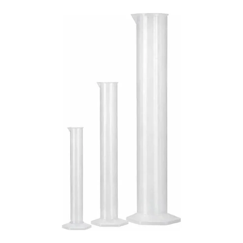 Merck Azlon Hexagonal Base PMP Cylinders with Molded Graduations