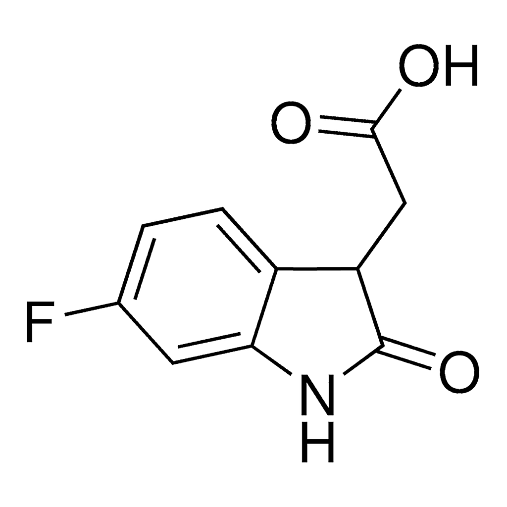 Merck (6-Fluoro-2-oxo-2,3-dihydro-1H-indol-3-yl)acetic acid