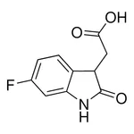 Merck (6-Fluoro-2-oxo-2,3-dihydro-1H-indol-3-yl)acetic acid