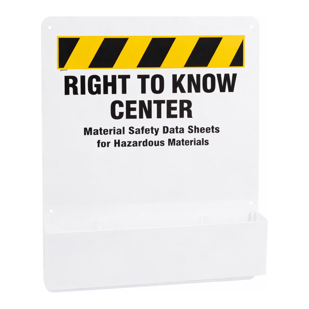 Brady RIGHT-TO-KNOW BOARD WHITE