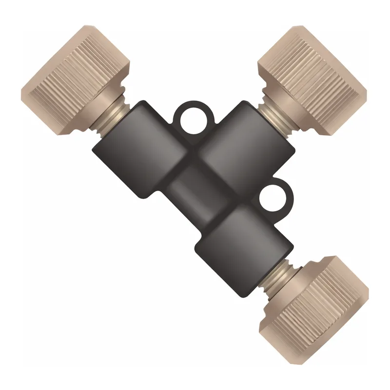 Thermo Fisher Scientific PEEK Tee High-Pressure HPLC Connection, 0.020 in. through hole, <0.57µL swept volume