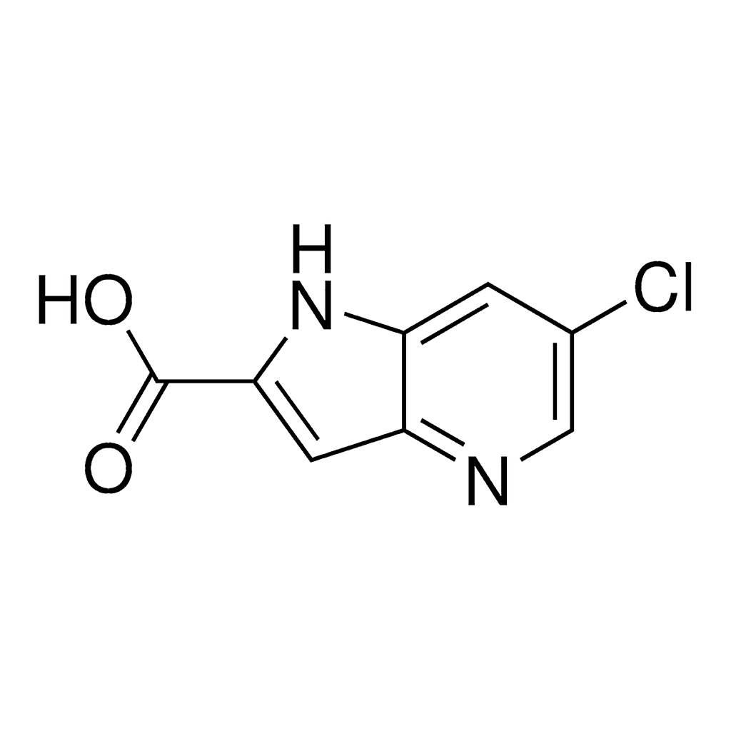 Merck 6-Chloro-1H-pyrrolo[3,2-b]pyridine-2-carboxylic acid