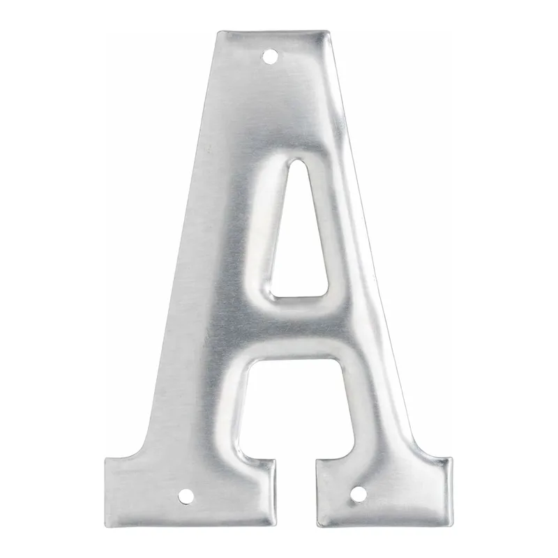 Brady 3" Aluminum Embossed Numbers and Letters