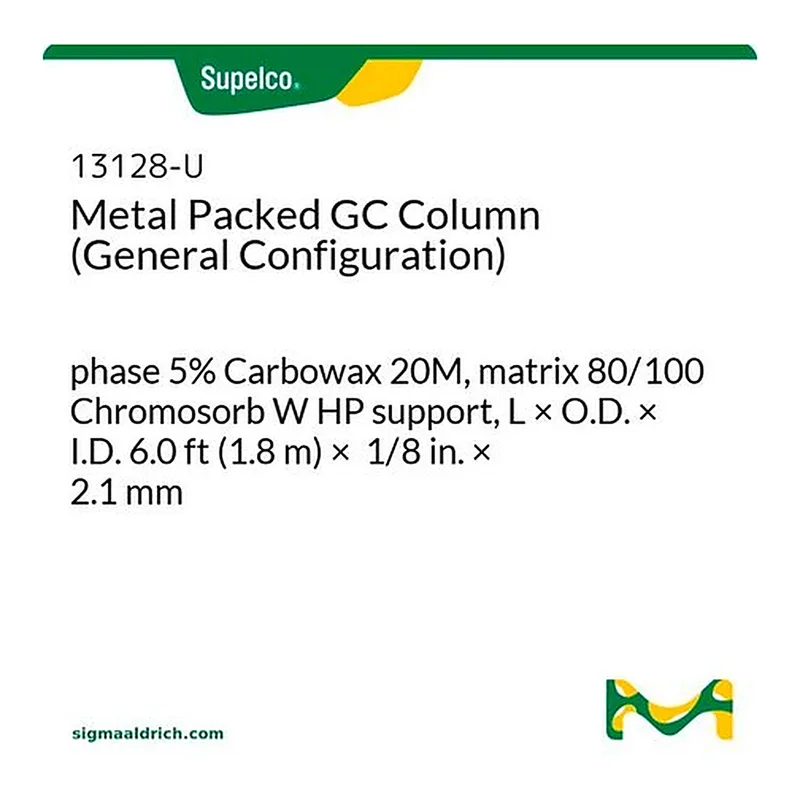 Merck SS COL 6FT 1/8IN 5% CARBOWAX 20M ON &