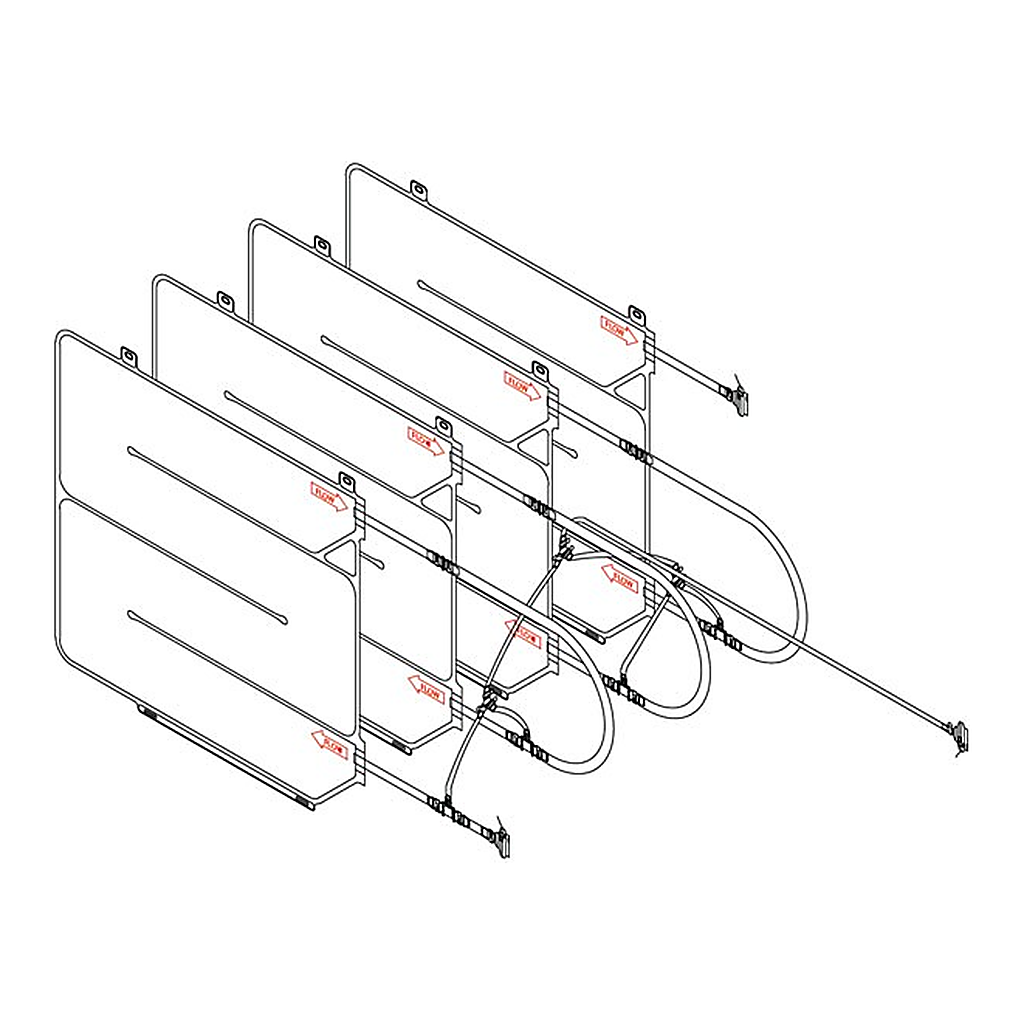 Thermo Fisher Scientific DHX Heat Exchanger BioProcess Container (BPC), ASI 26/77 film, ReadyMate connections, drain ports, four 6-L BPCs