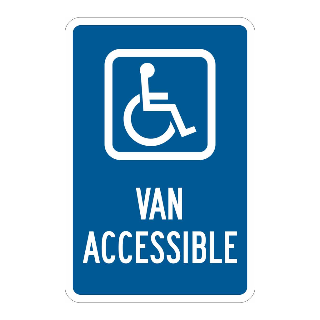 Brady Van Accessible Sign
