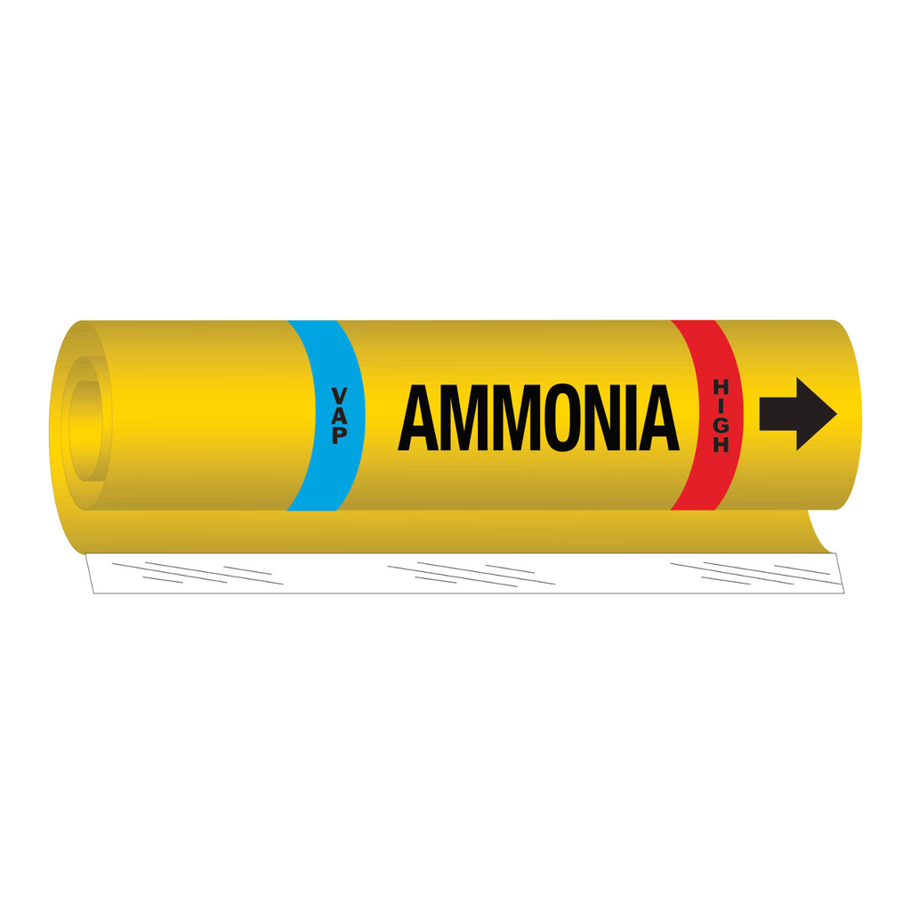 Brady BLANK VAP AMMONIA HIGH Pipe Marker