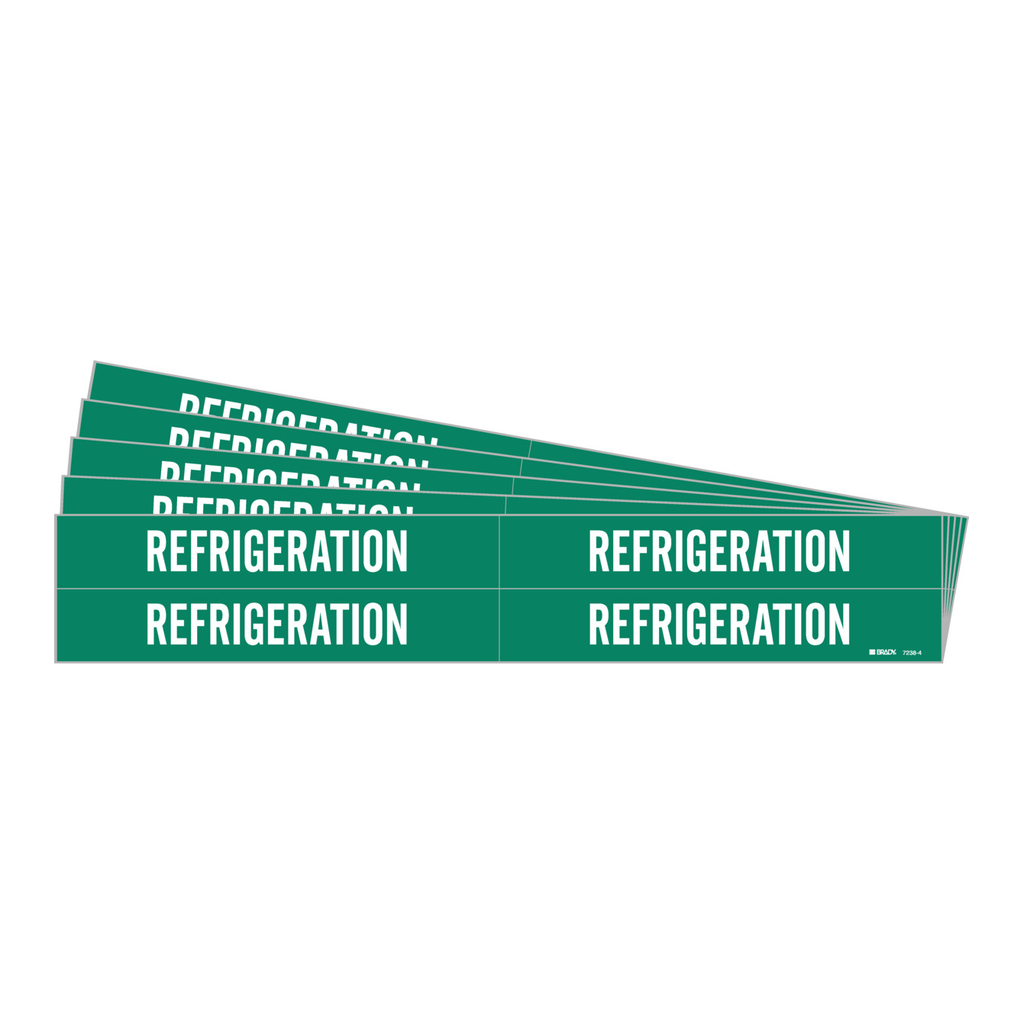 Brady REFRIGERATION Pipe Marker