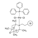 Merck Triphenylphosphine palladium(II) dichloride phosphaadamantane ethyl Silica