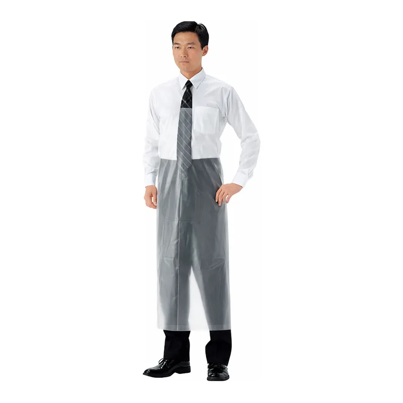 AS ONE Chest Apron PE(Embossed Type), 일회용앞치마(엠보스)