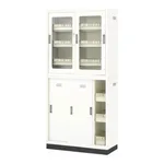 AS ONE Chemical-Resistant Double Sliding Storehouse 880 x 400 x 1850 (X 2 Rooms)