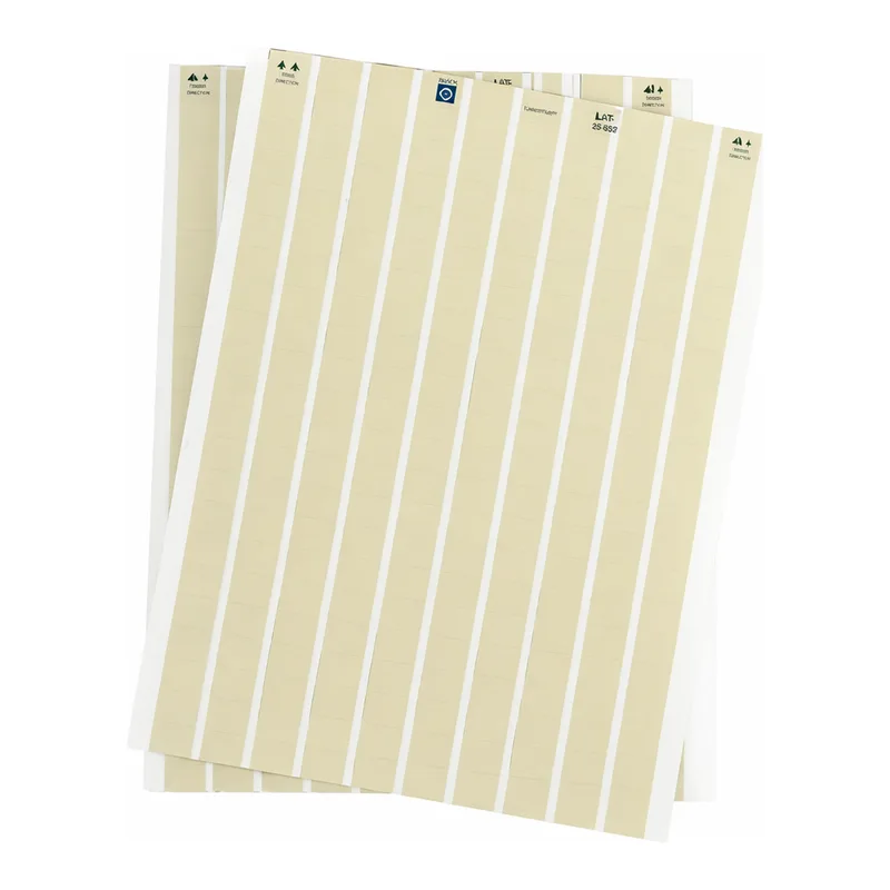 Brady LaserTab Series High Temperature Amber Polyimide Labels
