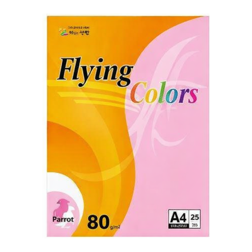 OFFICENEX 플라잉컬러 패럿(P38/A4/ 80g/ 검정색/ 25매/팩/삼원)