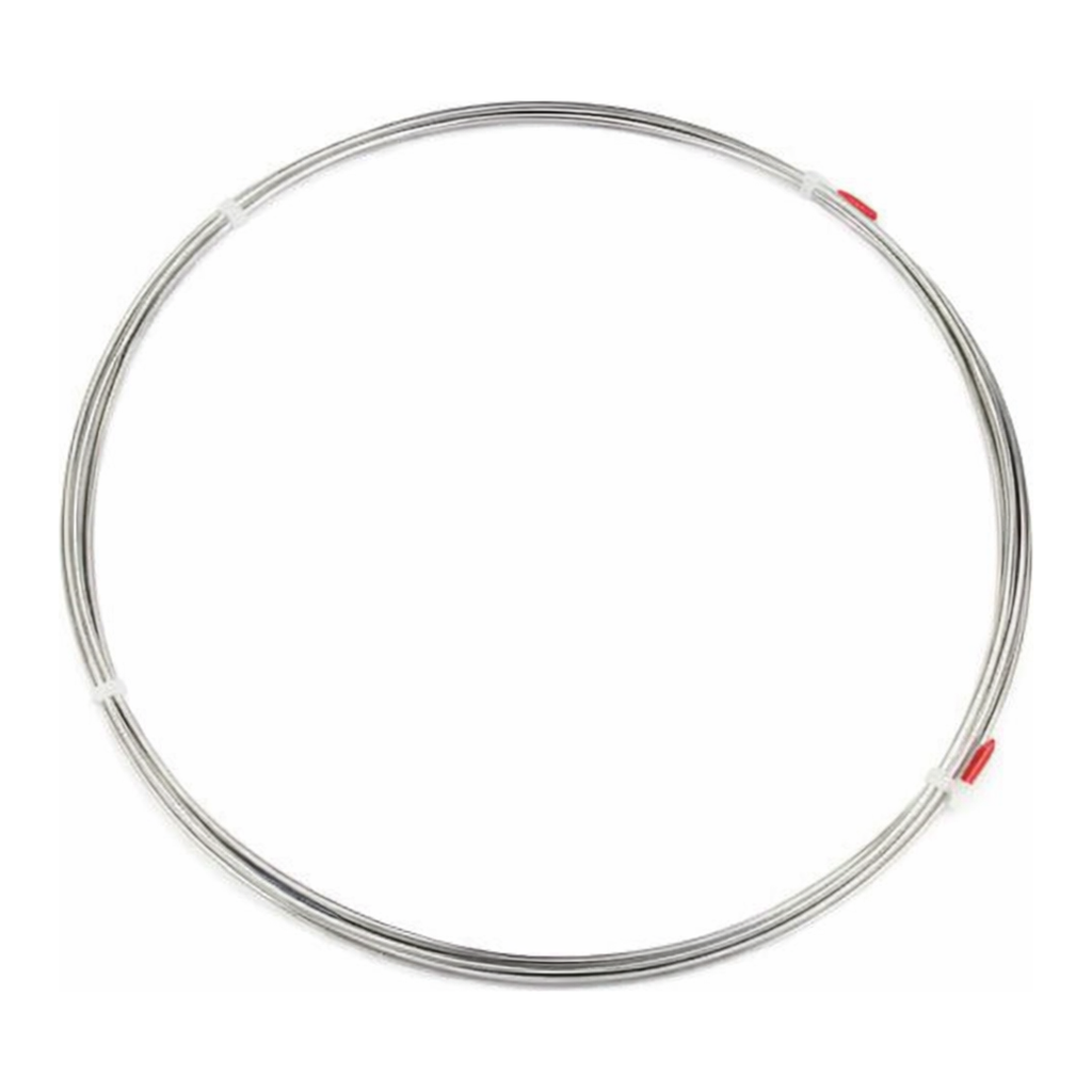 Restek Tubing, Stainless Steel, 304SS Rinsed and Cleaned 1/16in OD x 0.01in ID, 10ft Roll